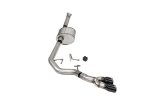 Ford F-150 Performance Exhaust - CORSA Performance - Xtreme Cat-Back, Front of Tire Exit - Black PVD - `21-`25
